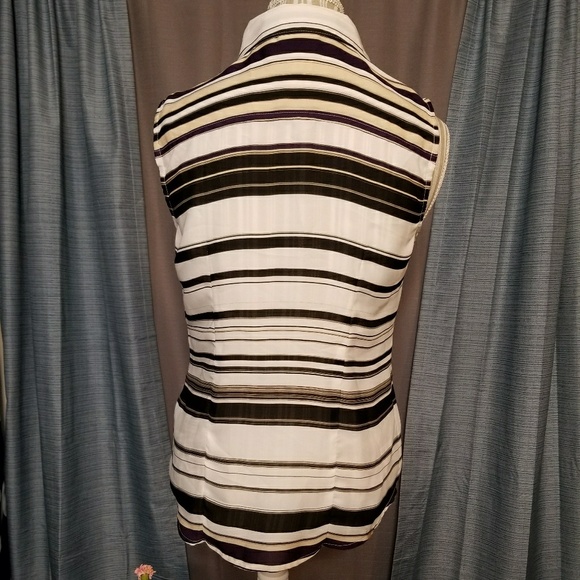 🌻🌺🌻LIKE NEW LIZ CLAIBORNE SHEER BLOUSE!! - Picture 2 of 5